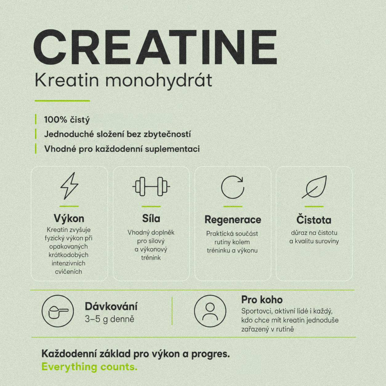 Creatine Monohydrát 300g UNVRSL® detail 1